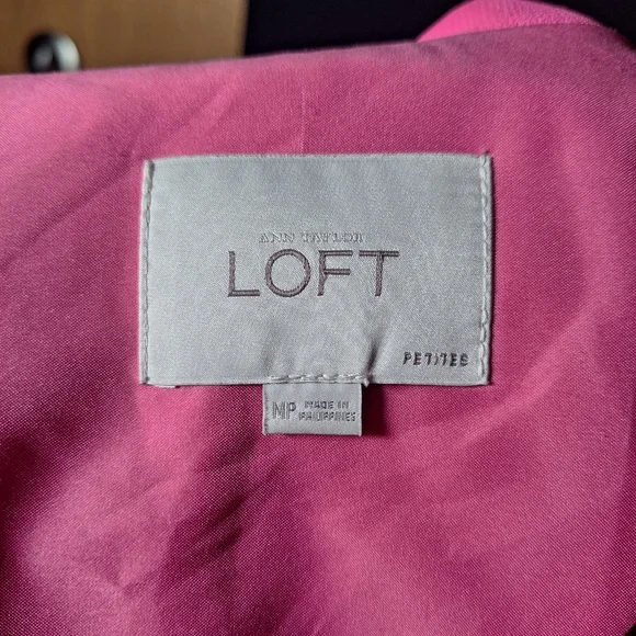 LOFT Vibrant Pink Blazer - Picture 5 of 6